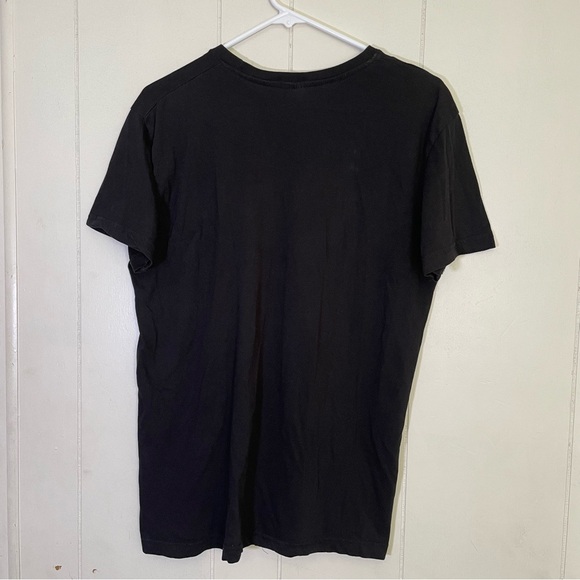 Vintage 90s Leonardo Da Vinci Vitruvian Man Black Shirt - Picture 5 of 5